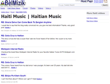 Tablet Screenshot of belmizik.com